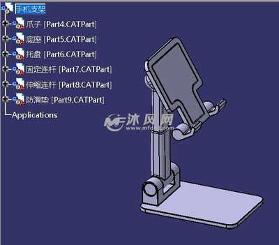簡(jiǎn)約創(chuàng)意手機(jī)支架模型設(shè)計(jì)圖與設(shè)計(jì)理念